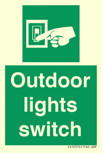 Outdoor lights switch
